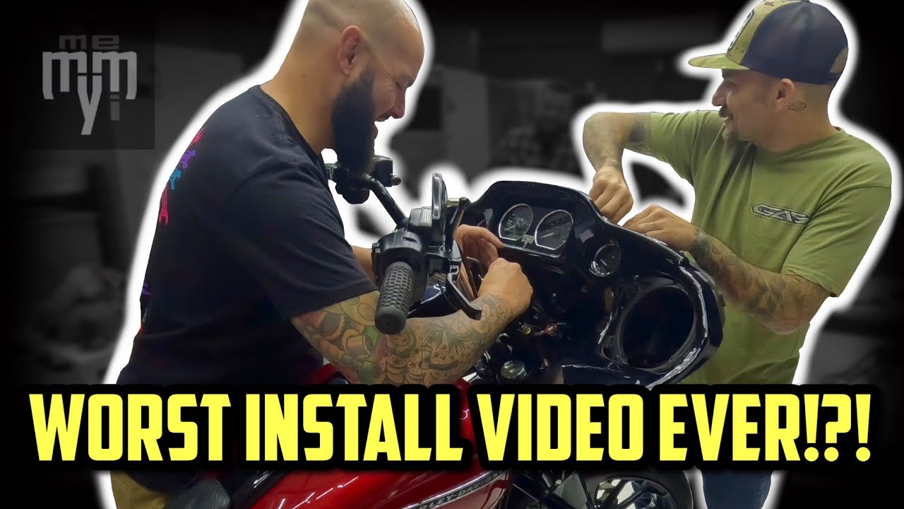 Relocating the Gauges on a 2015 and UP Harley-Davidson Road Glide
