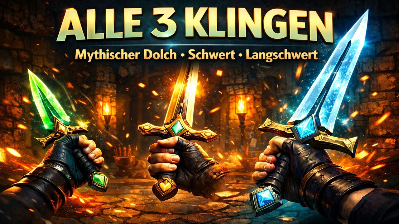Dungeons of Eternity | 3 mythische Klingen im Härtetest – Mythischer Dolch, Schwert & Langschwert