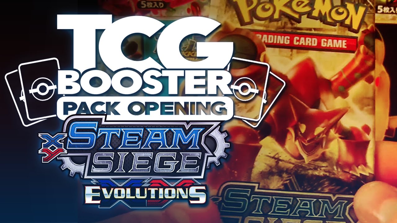 THE HUNT FOR VOLCANION EX! Opening 2 Steam Siege & 1 Evolutions Packs! (Pokemon TCG Booster Pack)