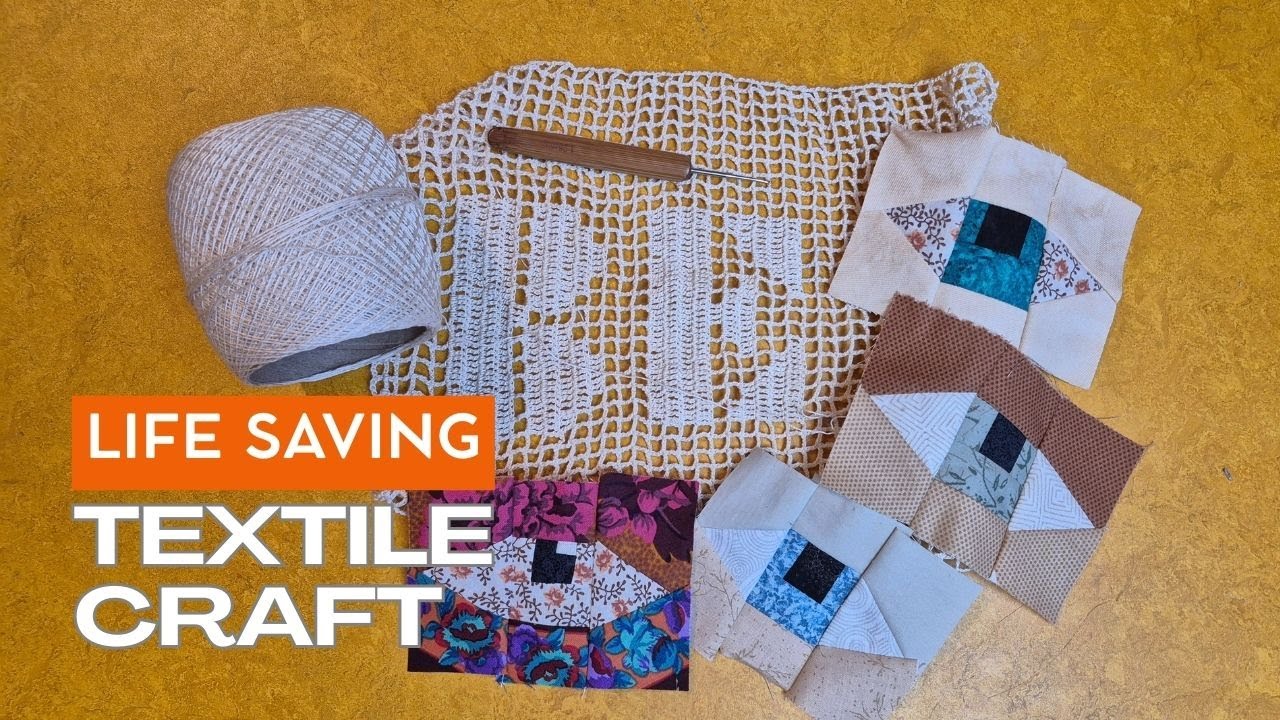Textile Craft as Life Support | Crochet, Eyes & Focus | Making a design board