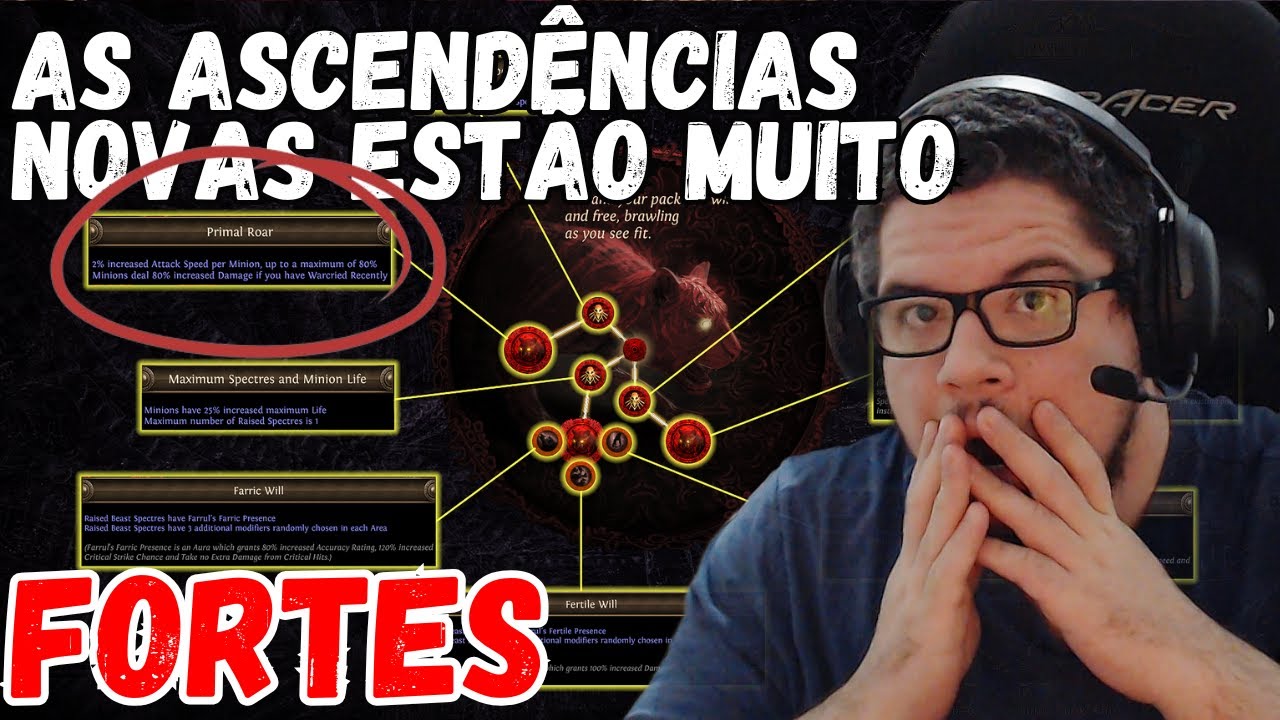 NOVAS ASCENDENCIAS ESTAO FORTES NO POE 3.27 e VÂO MUDAR O GAME