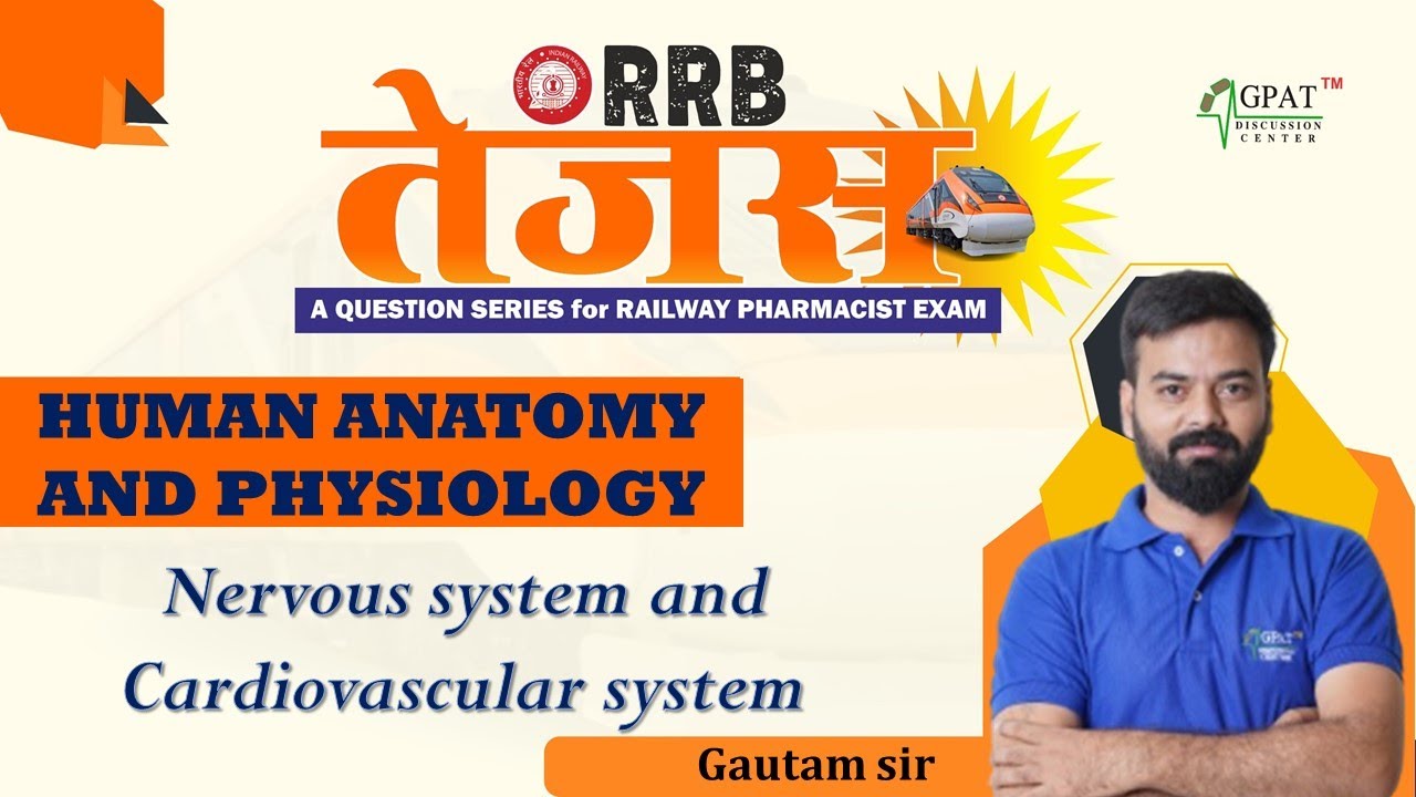 NERVOUS AND CARDIOVASCULAR SYSTEM | RRB TEJAS-RAILWAY PHARMACIST | HAP #railwaypharmacist #rrb