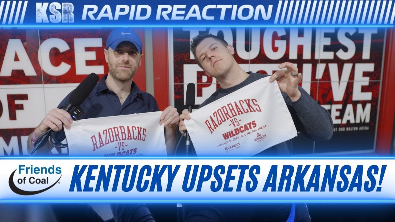 Kentucky Came to John Calipari's Town & Beat His Team; Cats Over Hogs, 85-77 | Rapid Reaction
