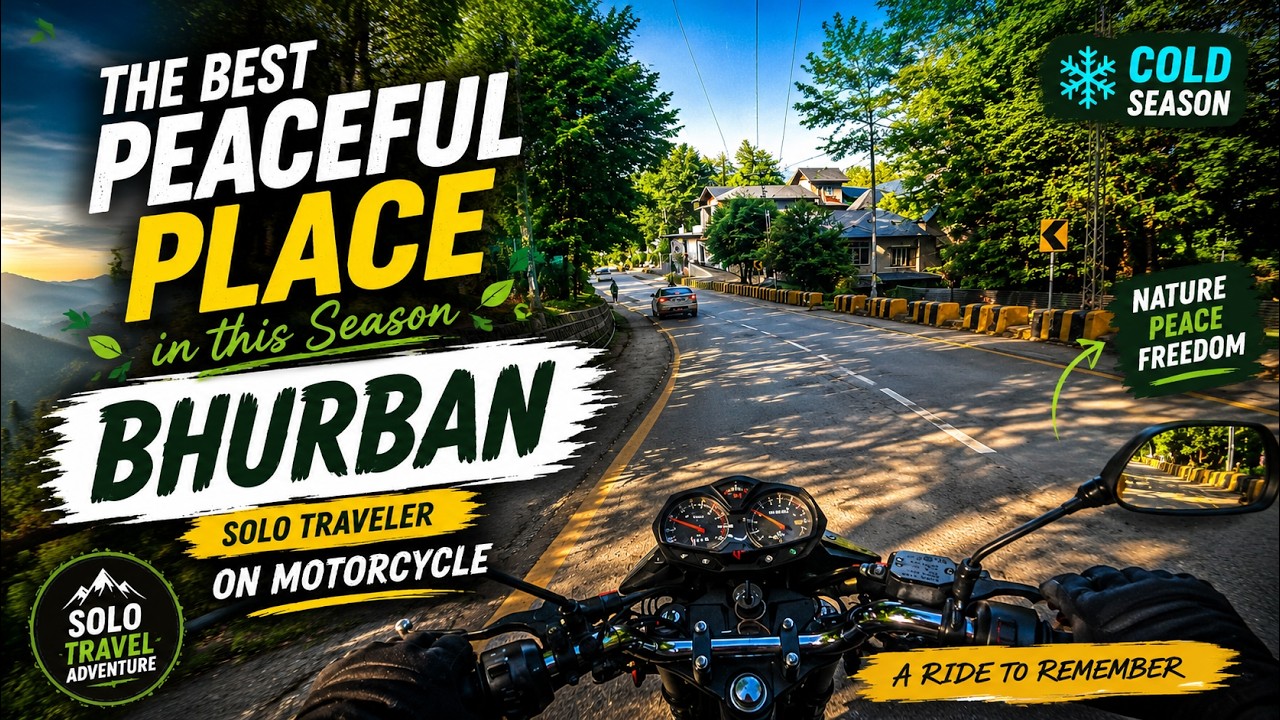 Samotna wyprawa motocyklowa do Bhurban 🇵🇰 | Najspokojniejsze i najpiękniejsze miejsce na wycieczk...