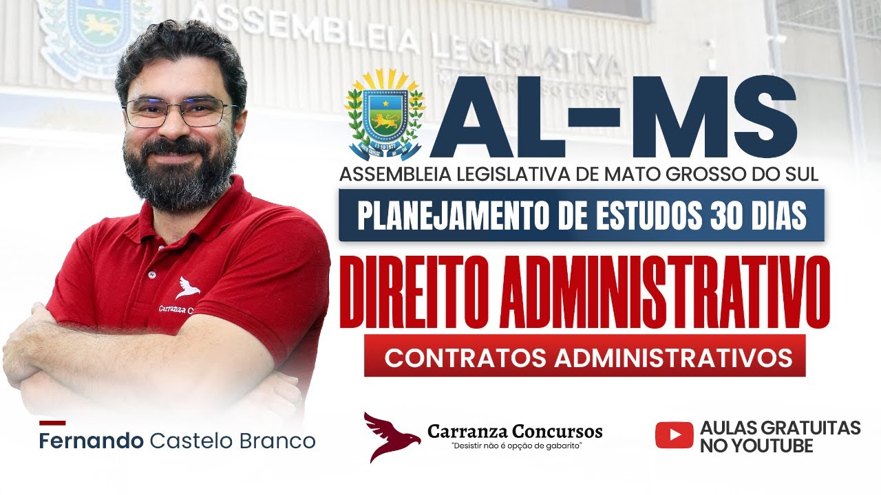 Concurso AL-MS | Administração Pública em Direito Constitucional