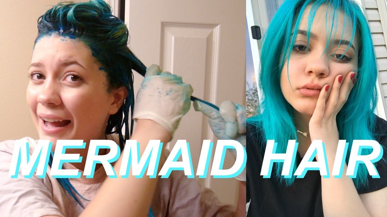 DYEING MY HAIR BLUE // With Arctic Fox Aquamarine
