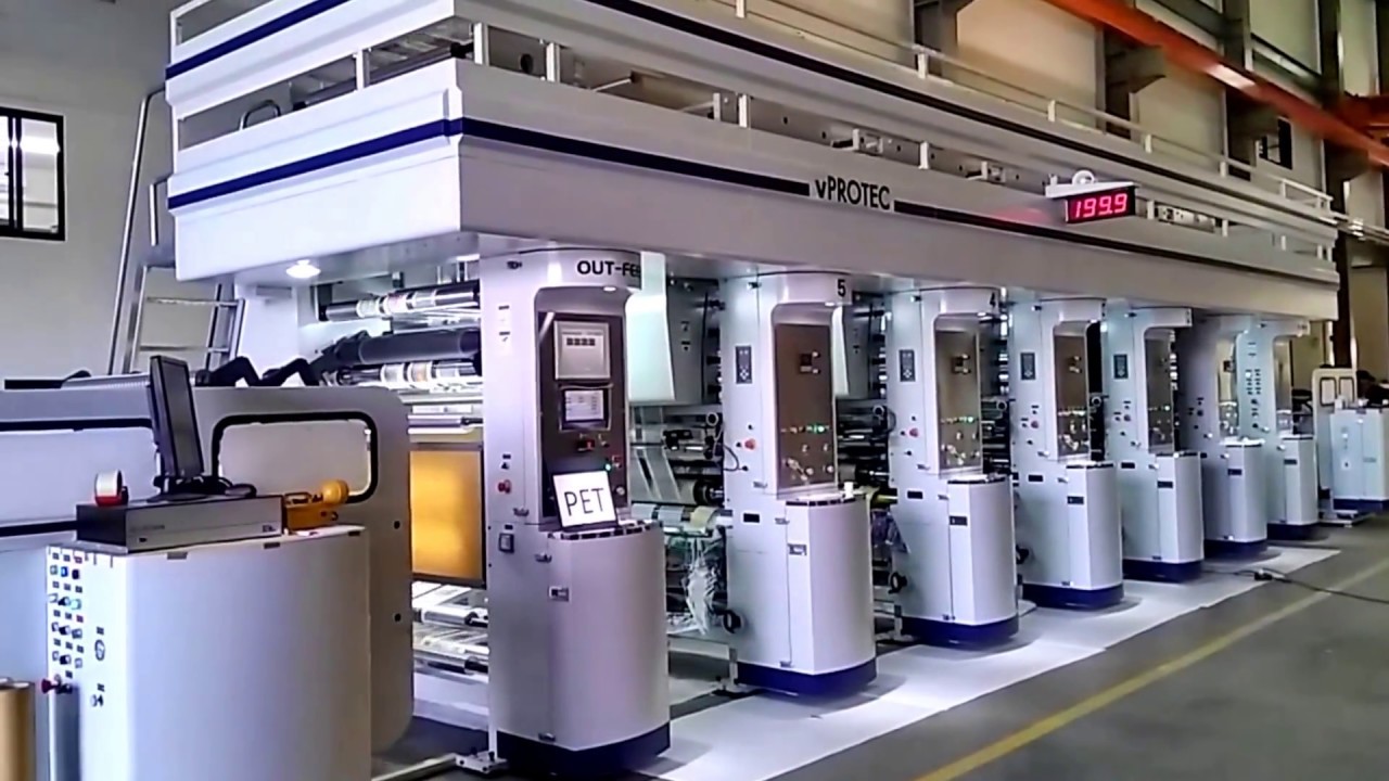 How is The Gravure Printing Machine Working ?
