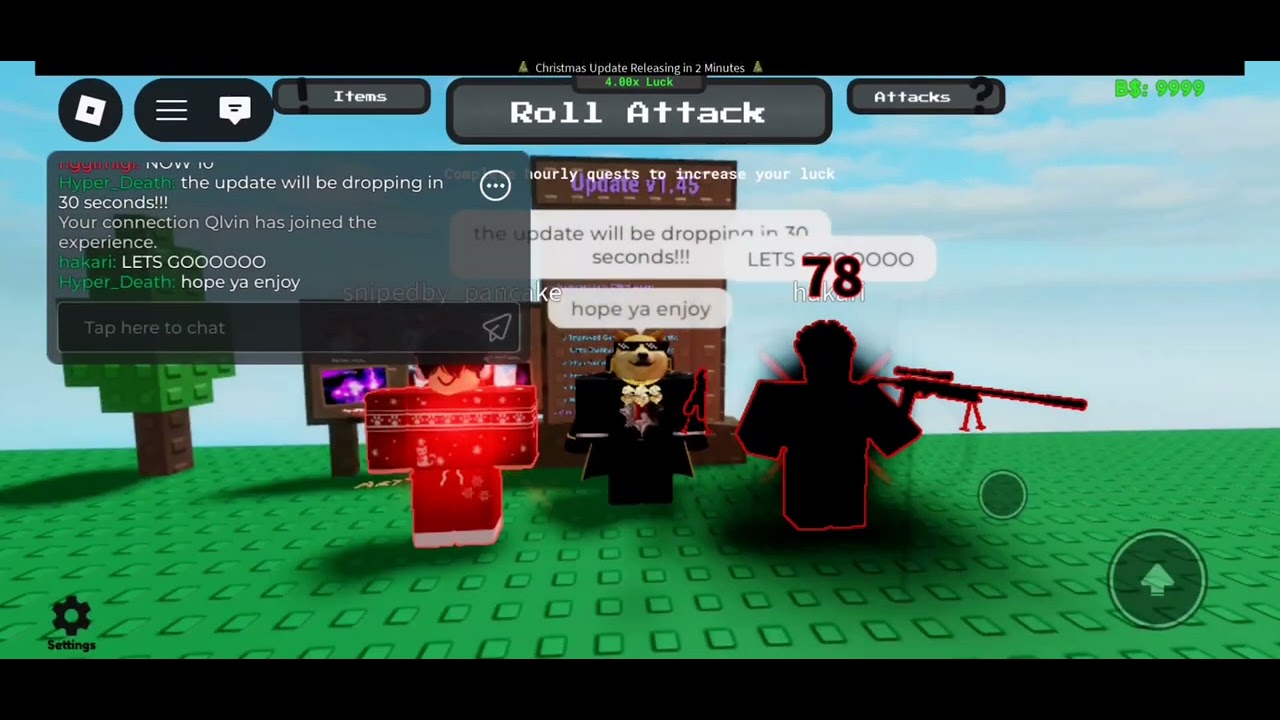 THE Chismas Update in Rng Fights =D !!!!