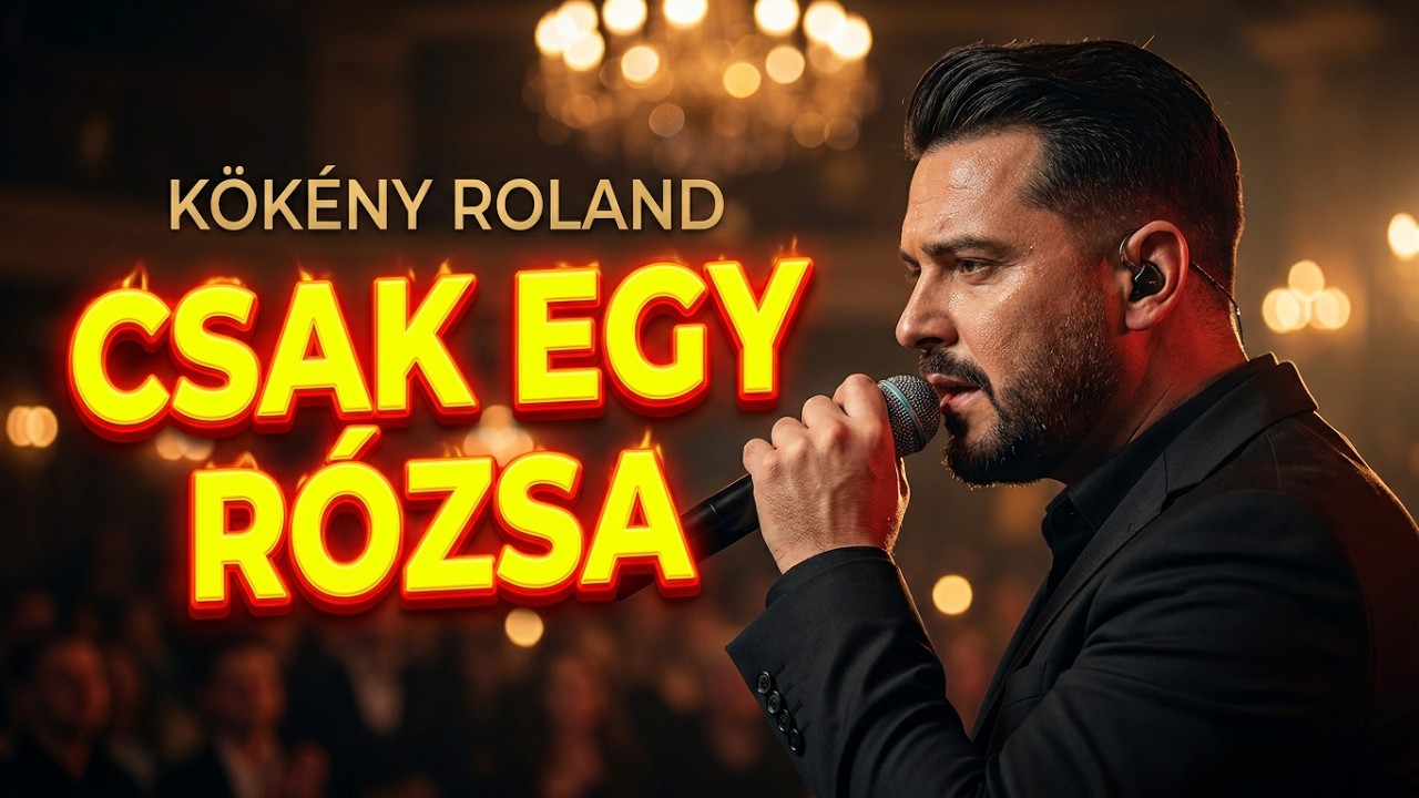 K&ouml;k&eacute;ny Roland - Csak egy r&oacute;zsa (Dalsz&ouml;veg vide&oacute;)