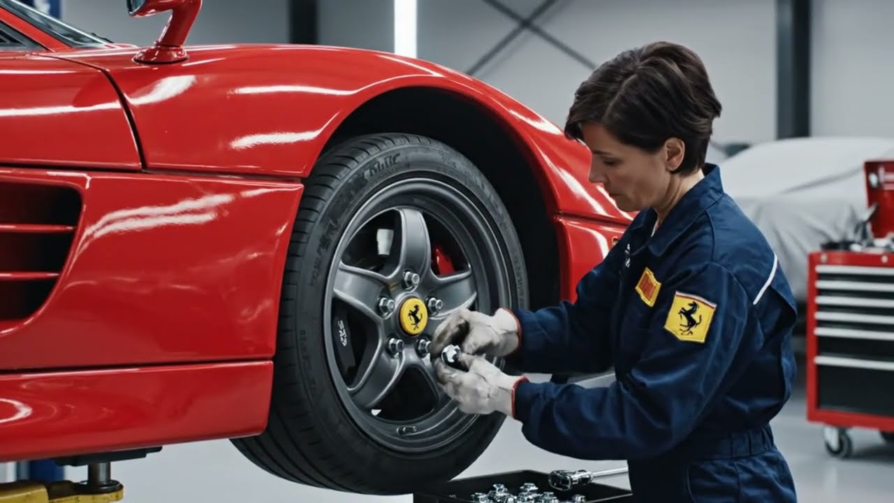 ASMR Car Restoration Full Rebuild of Rosso Corsa Ferrari F40 1987 from Abandoned Condition
