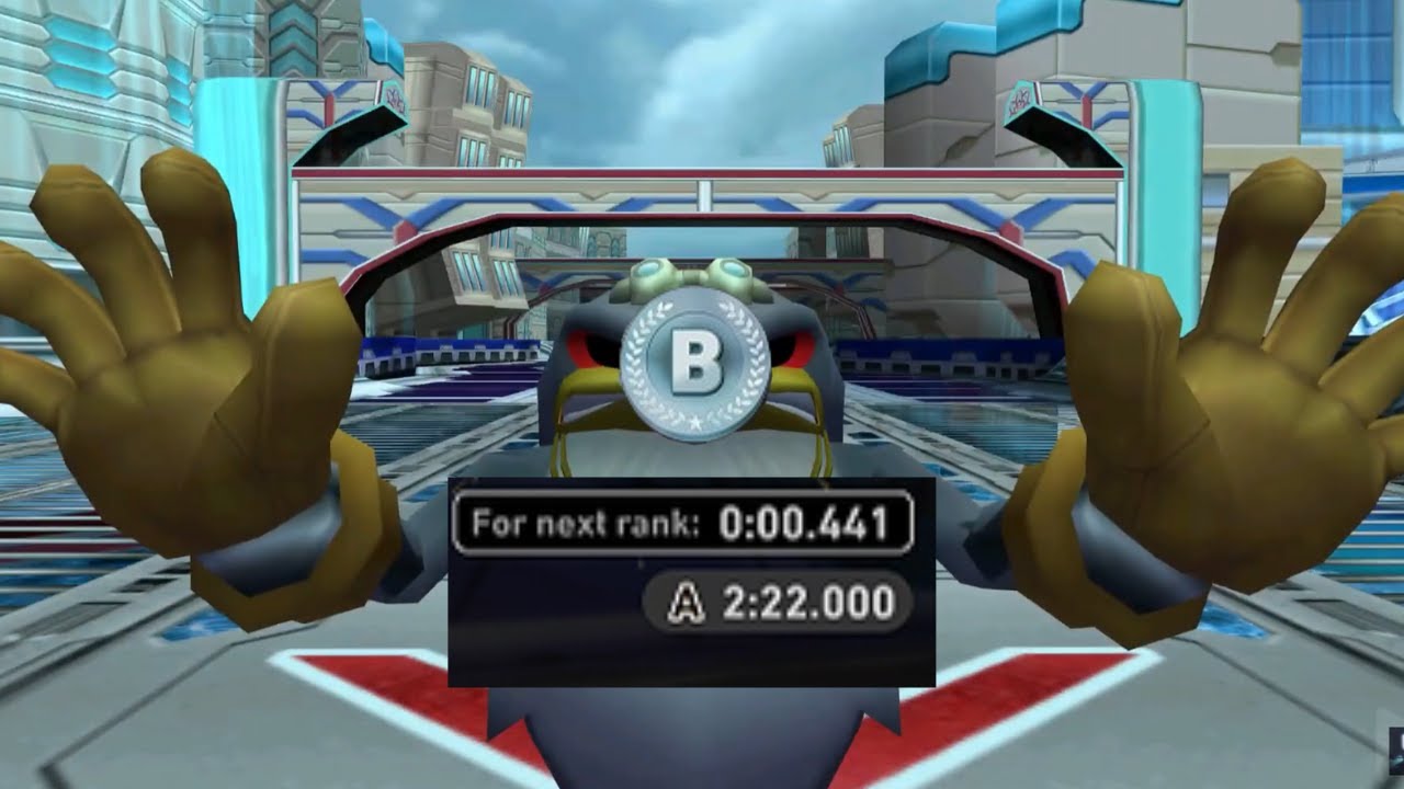 Sonic Crossworld Time Trials are no joke.....