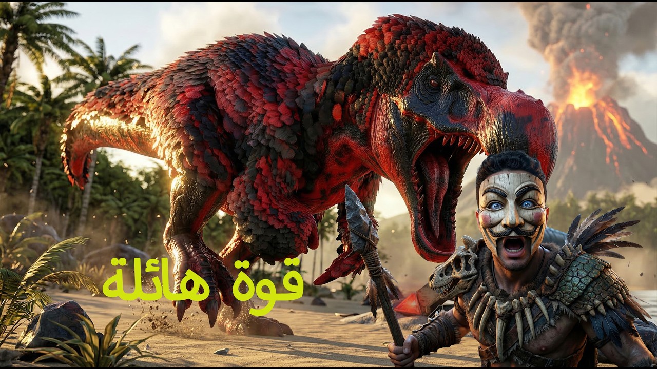 ARK ASCENDED PRIMAL CHAOS #3 :  دخول تير العناصر وترويض الدودوريكس البركاني