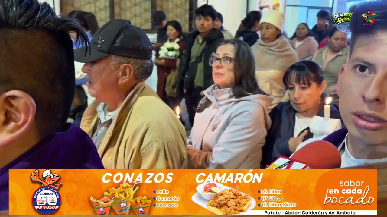 Procesión y Patate Ilumina al Señor del Terremoto 2026.