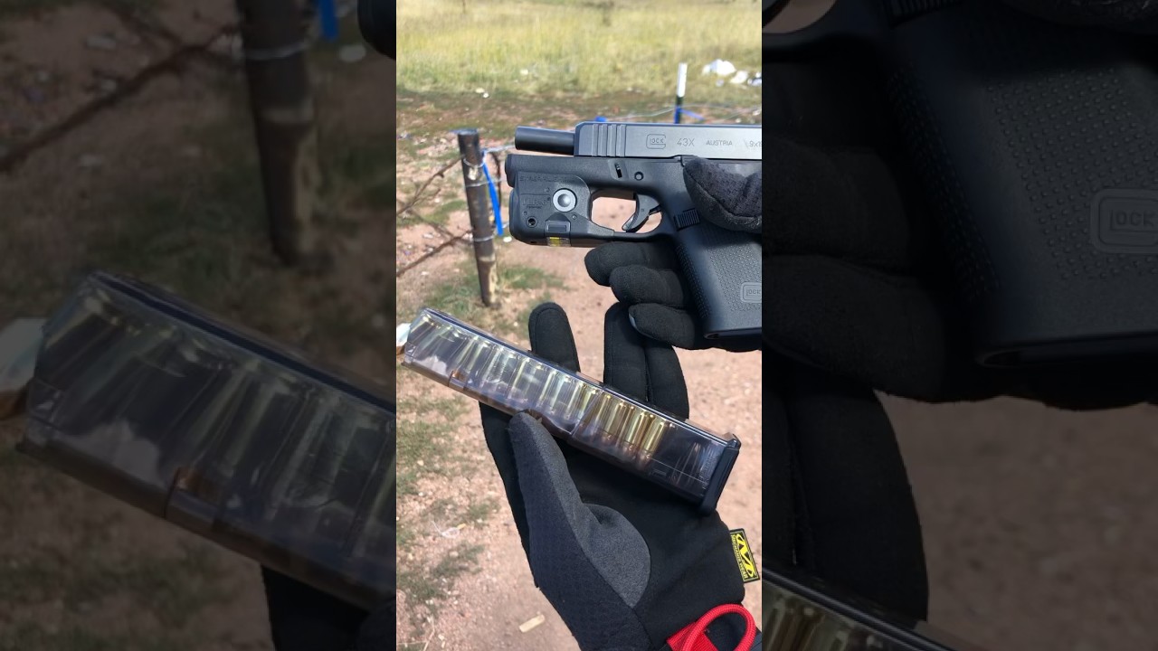 Will it jam!?!?!? Glock 43x 19rd ets!!!! #glock #tlr6 #viral #9mm