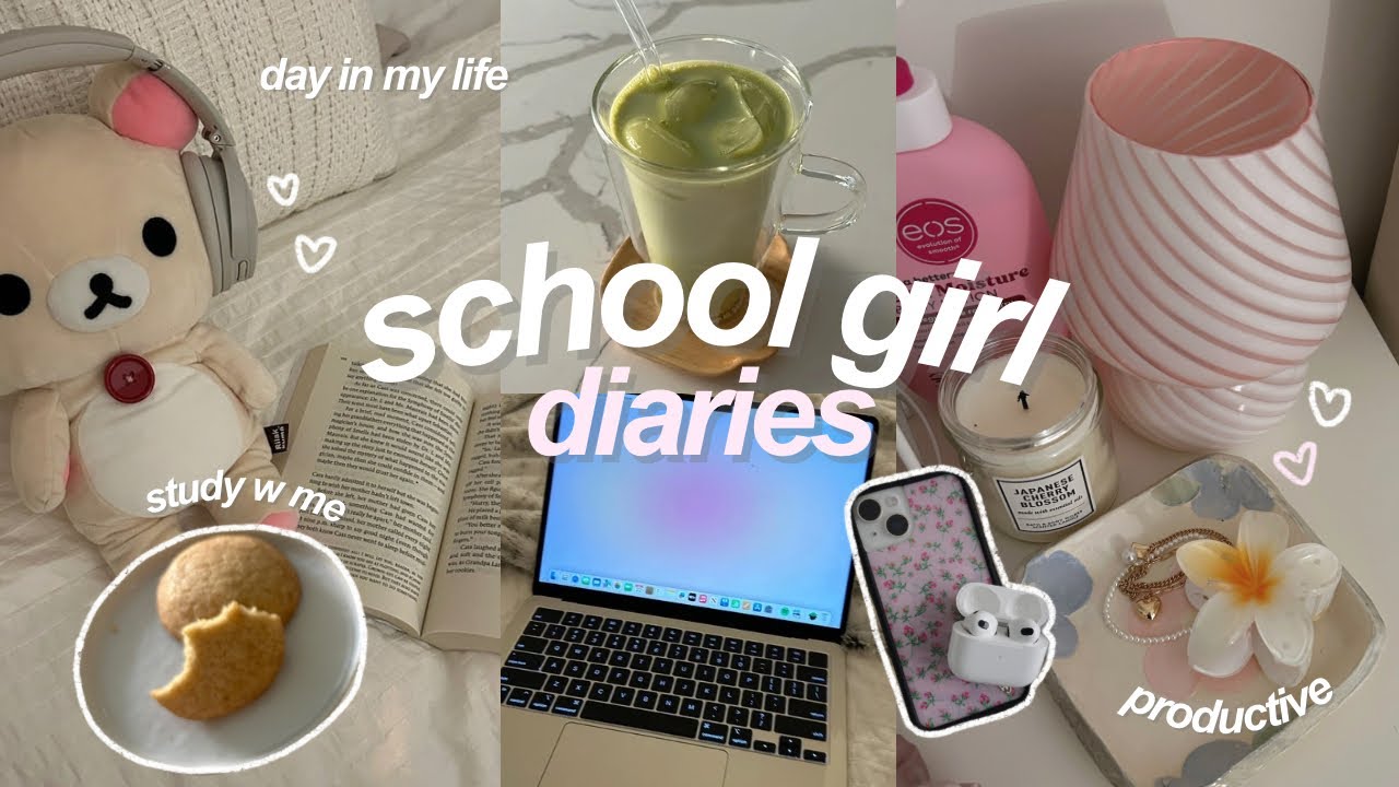 *REALISTIC* school day in my life 🎀🩰🍵|| grwm, studying, productive routine
