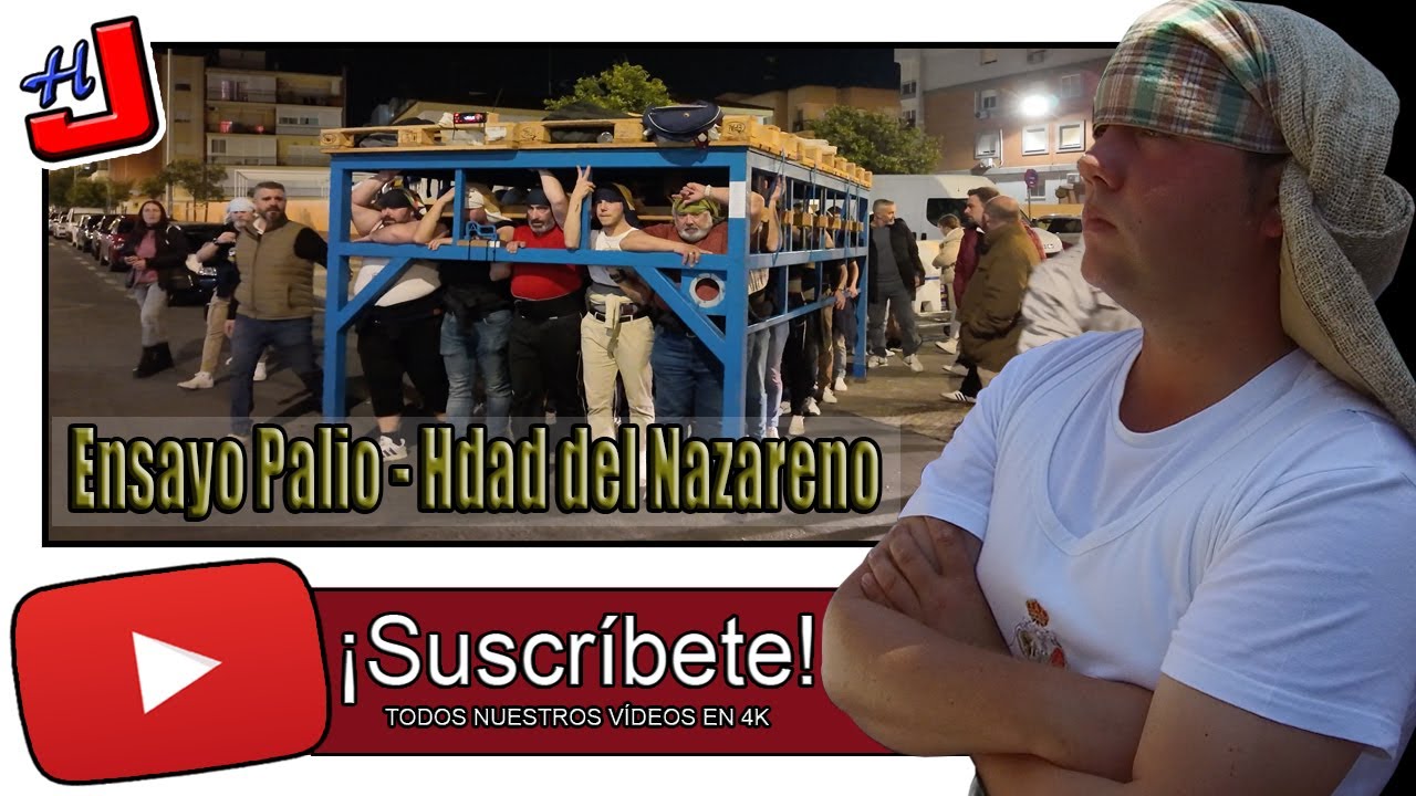 🗓 ENSAYO COSTALEROS 🏘 HDAD DEL NAZARENO ⚜️ Palio ⚜️ 2025 📹 4K