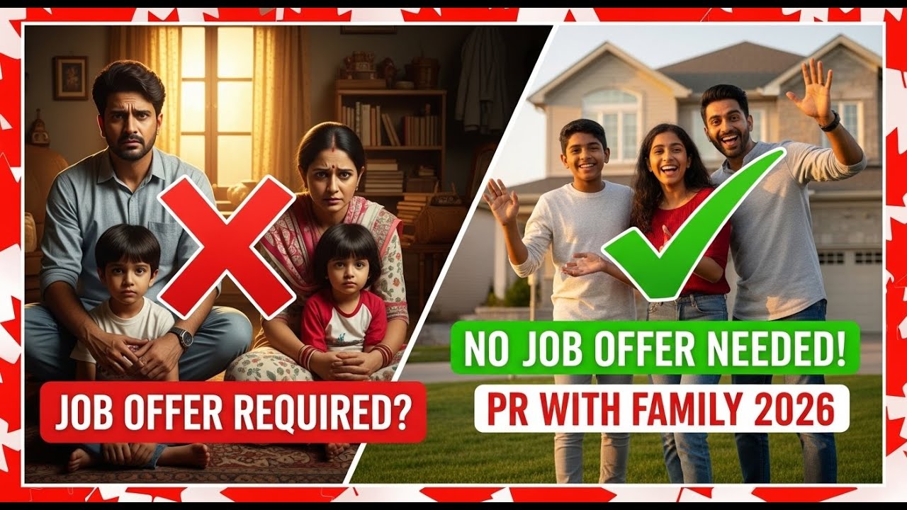 Move to Canada Without a Job Offer | Family-Friendly Pathways | Canada PR | Immigrate to Canada