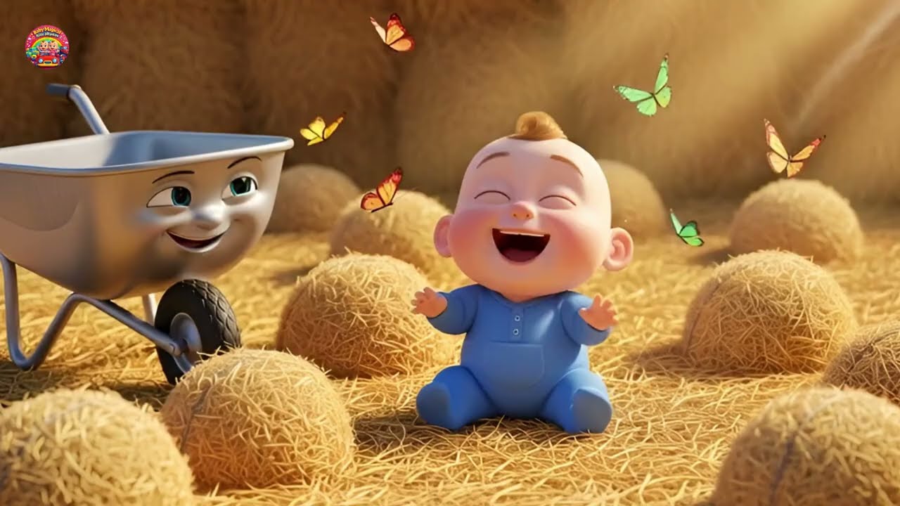 Rain Rain Go Away Farm 🌧️🚜 | Fun Learning Song for Kids | Farm Nursery Rhyme
