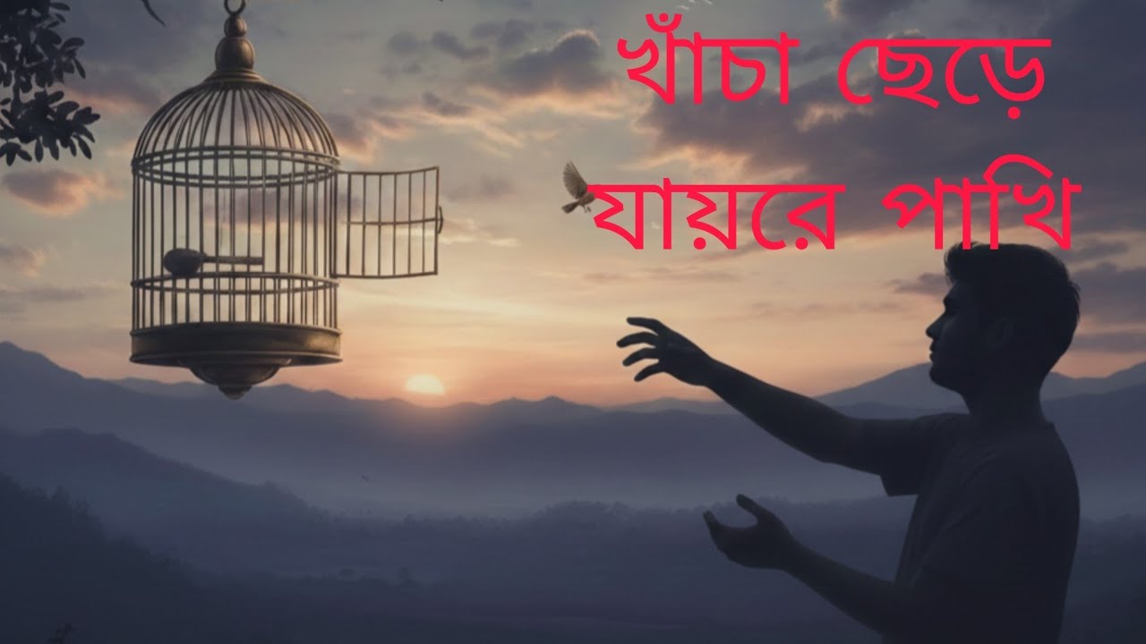 খাঁচা ছেড়ে যায়রে পাখি হৃদয় ভাঙ্গা মন 