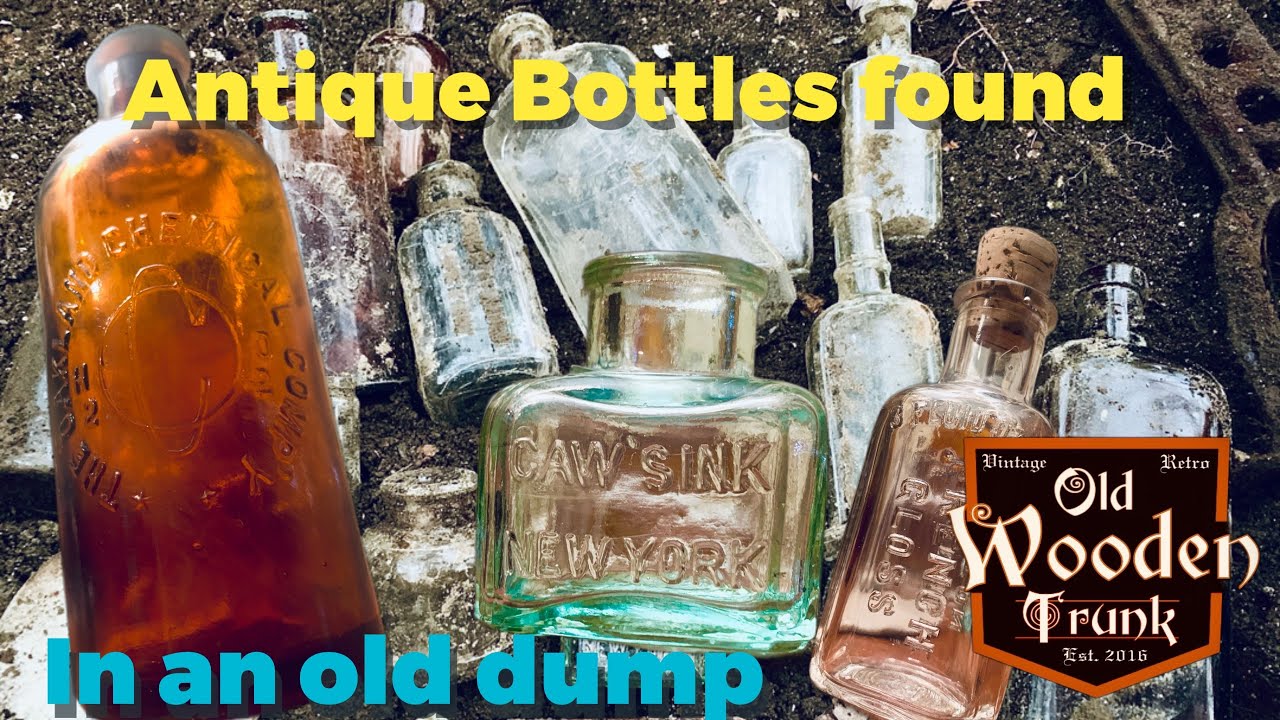 Bottle digging in a turn of the century dump site