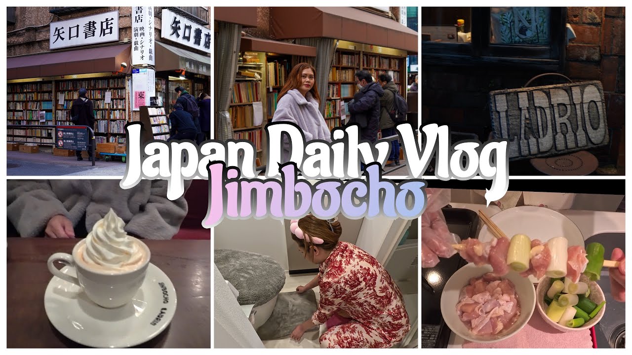 Home Cleaning, Homemade Yakitori, Groceries & Jimbocho Café Time | A Cozy Day in Tokyo 🇯🇵