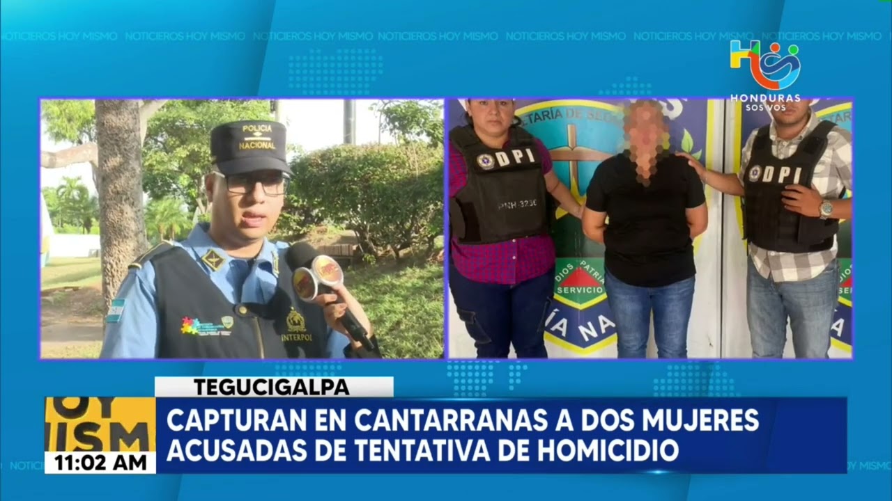 Capturan en Cantarranas a dos mujeres acusadas de tentativa de homicidio