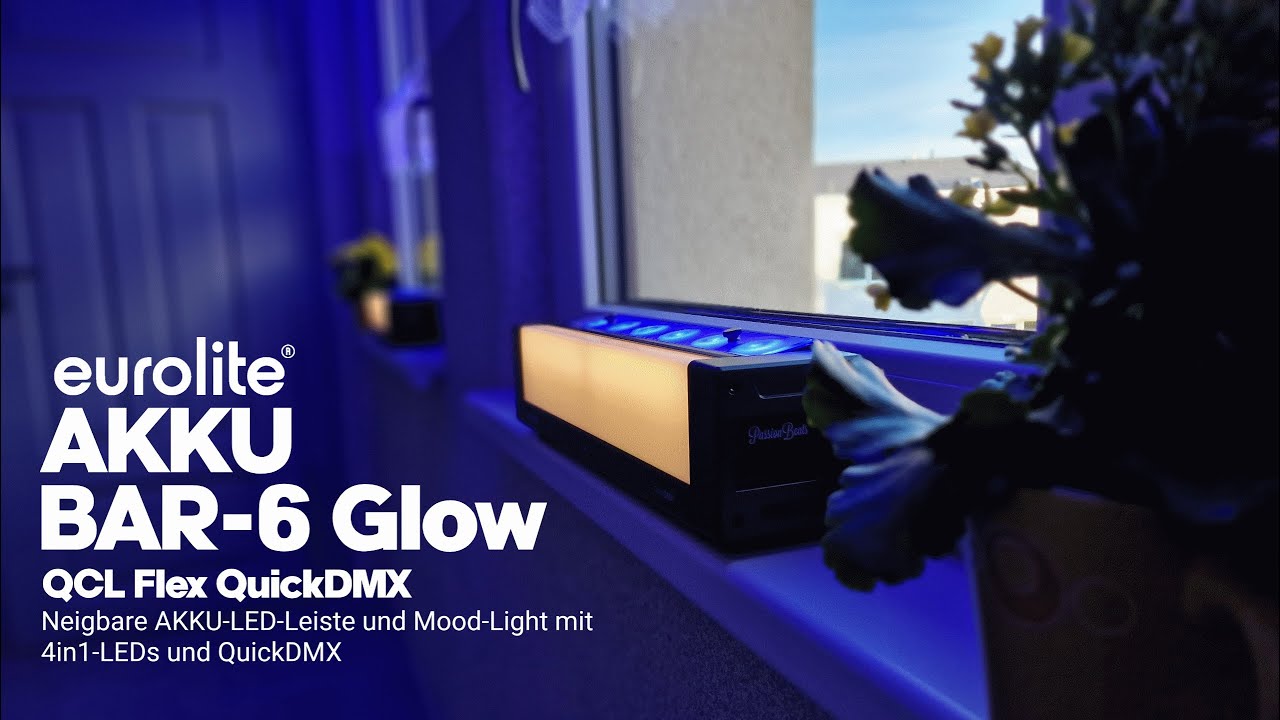 Unboxing Eurolite Akku Bar- 6 Glow QCL QuickDMX