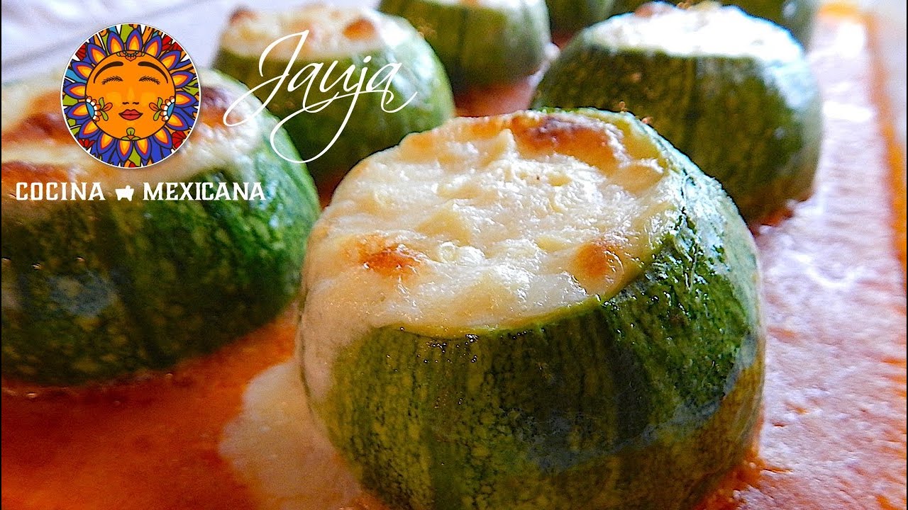 Calabacitas Rellenas de Queso