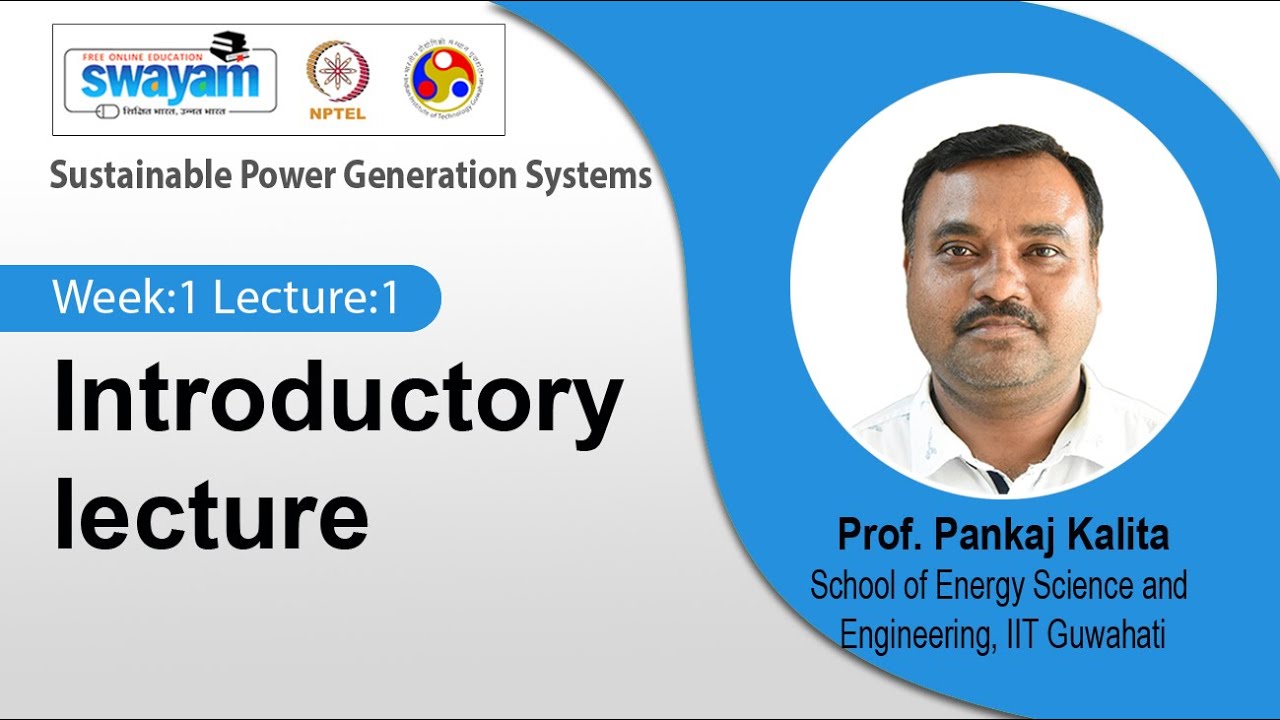 Lec 1: Introductory lecture