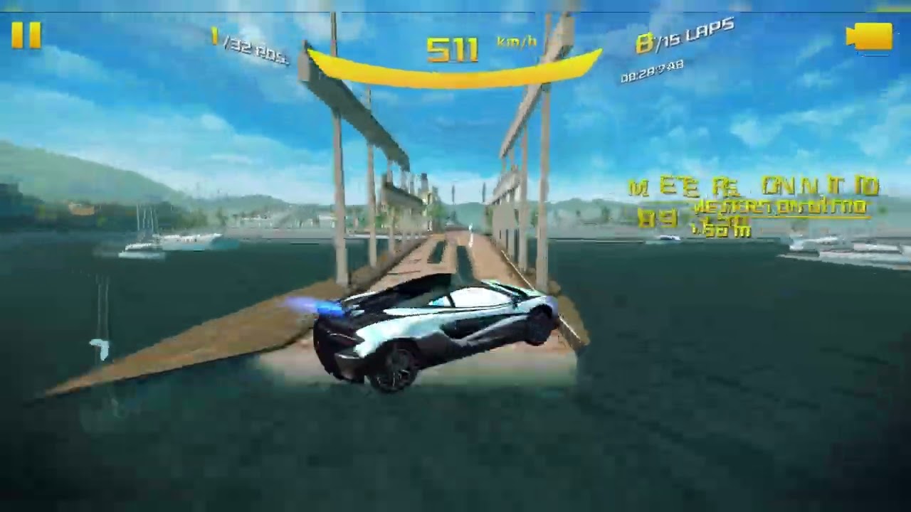 Asphalt 8 McLaren 600LT Barcelona Infected 32 racers and 21 laps (REVISTED)