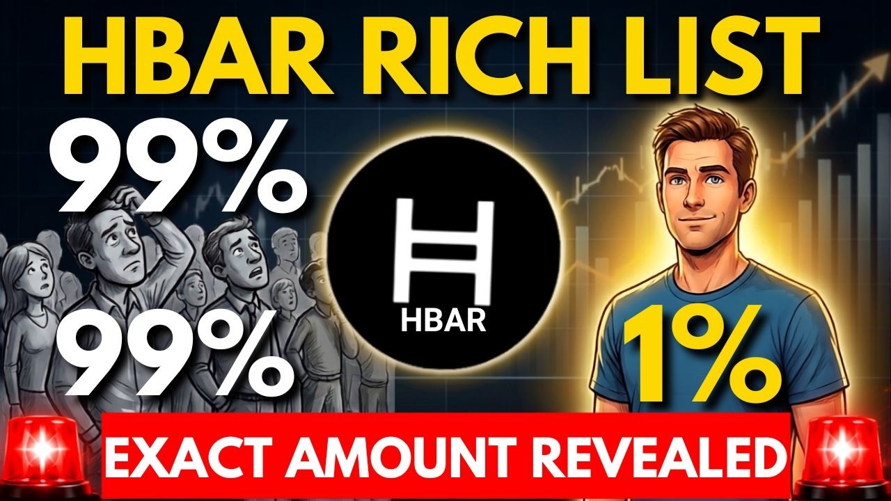 Если у вас есть СТОЛЬКО HEDERA HBAR, вы входите в топ-1% &mdash; вот почему это важно!