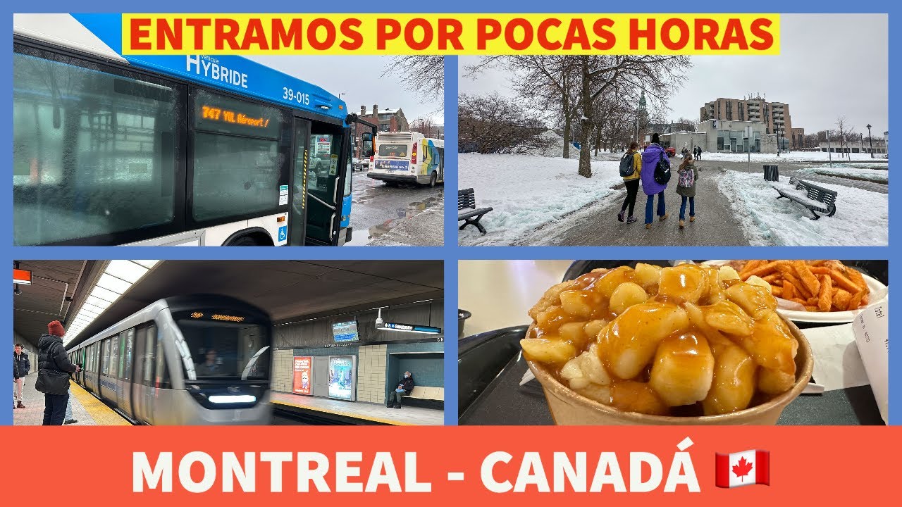 MONTREAL 🇨🇦 : ENTRAMOS EN UNA ESCALA DE VUELO CON VISA DE TRÁNSITO