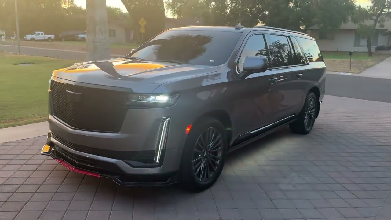Unleash Luxury and Performance With The Cadillac Escalade Sport Platinum ESV!