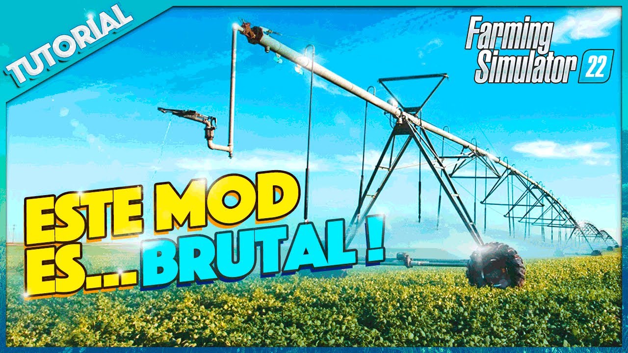 Nuevo sistema de riego y crea campos REDONDOS | FS22 Mods Tutorial