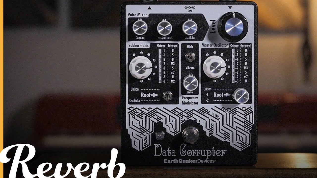 EarthQuaker Devices Data Corrupter Modulated Monophonic Harmonizer | Reverb Demo Video