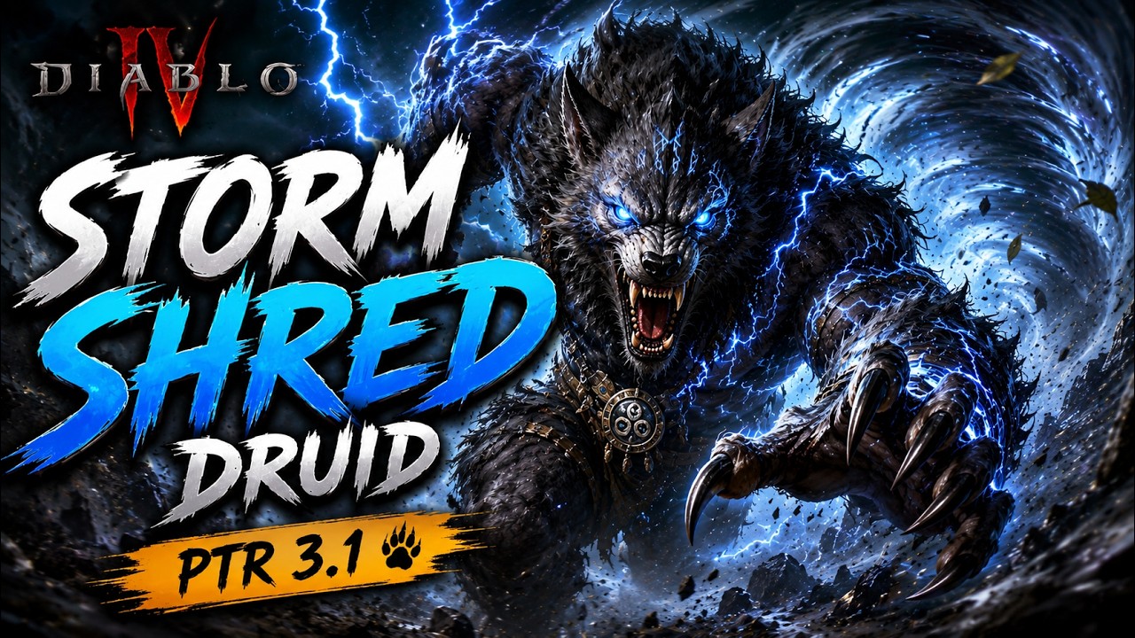 Shred Druid 3.1 PTR - Optimized Speed-farm & Bossing build showcase