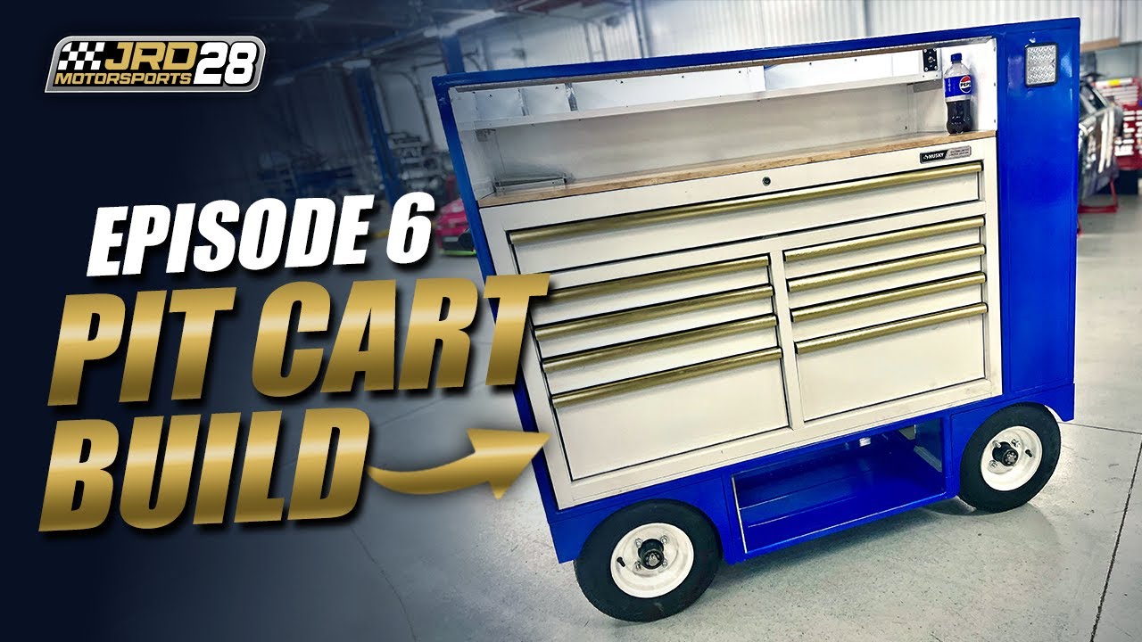 DIY NASCAR Style Racing Pit Cart Build: Episode 6 – Building Doors