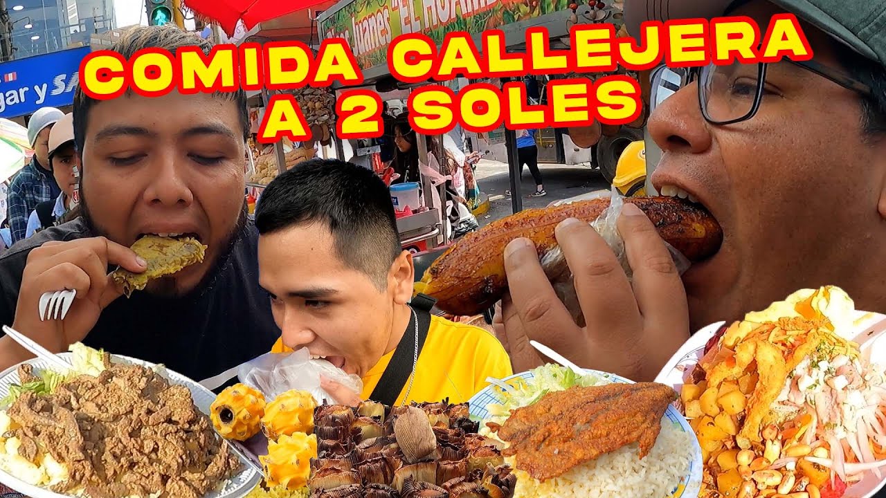 COMIDA CALLEJERA a S/2.00 SOLES en GAMARRA | DELÍCIOSO Y SÚPER BARATO 😋🍲🍗 Ft @LASAVENTURASDEJHON