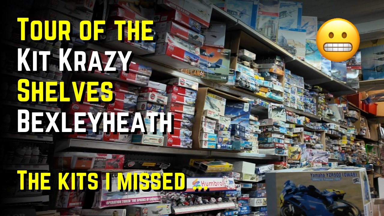 Tour of Kit Krazy model shop in Bexleyheath – packed floor to ceiling full of kits!