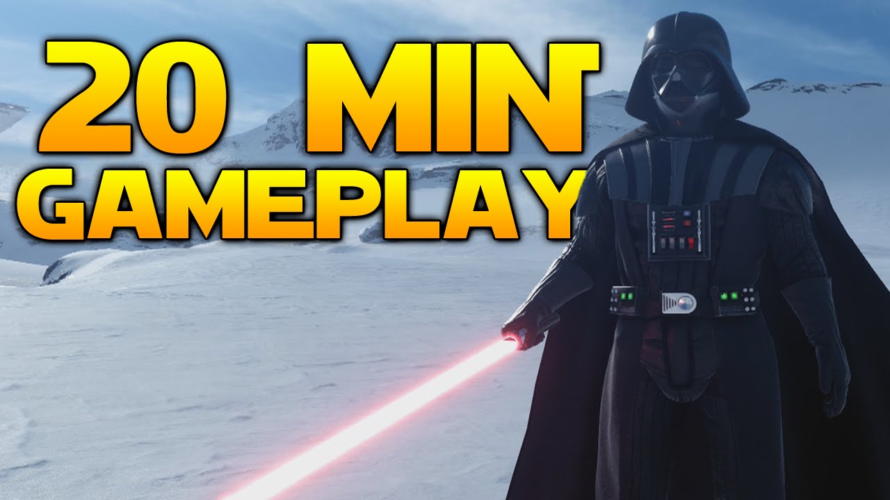 20 Minutes of Star Wars Battlefront Gameplay: Luke, Vader, Drop Zone, Walker Assault, AT-AT & More!