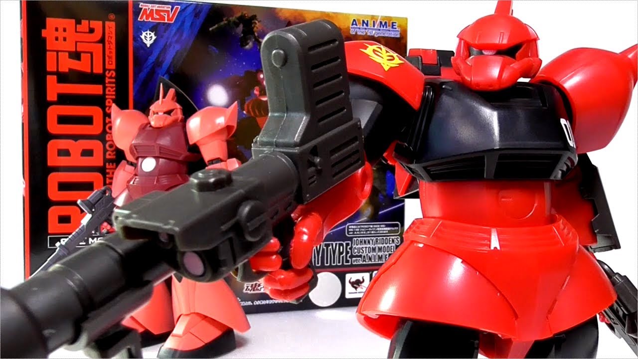 ROBOT魂 MS-14B ジョニー・ライデン専用高機動型ゲルググ ver. A.N.I.M.E. レビュー【ゲルググには外れはない！！】ロボット魂 機動戦士ガンダム GELGOOG