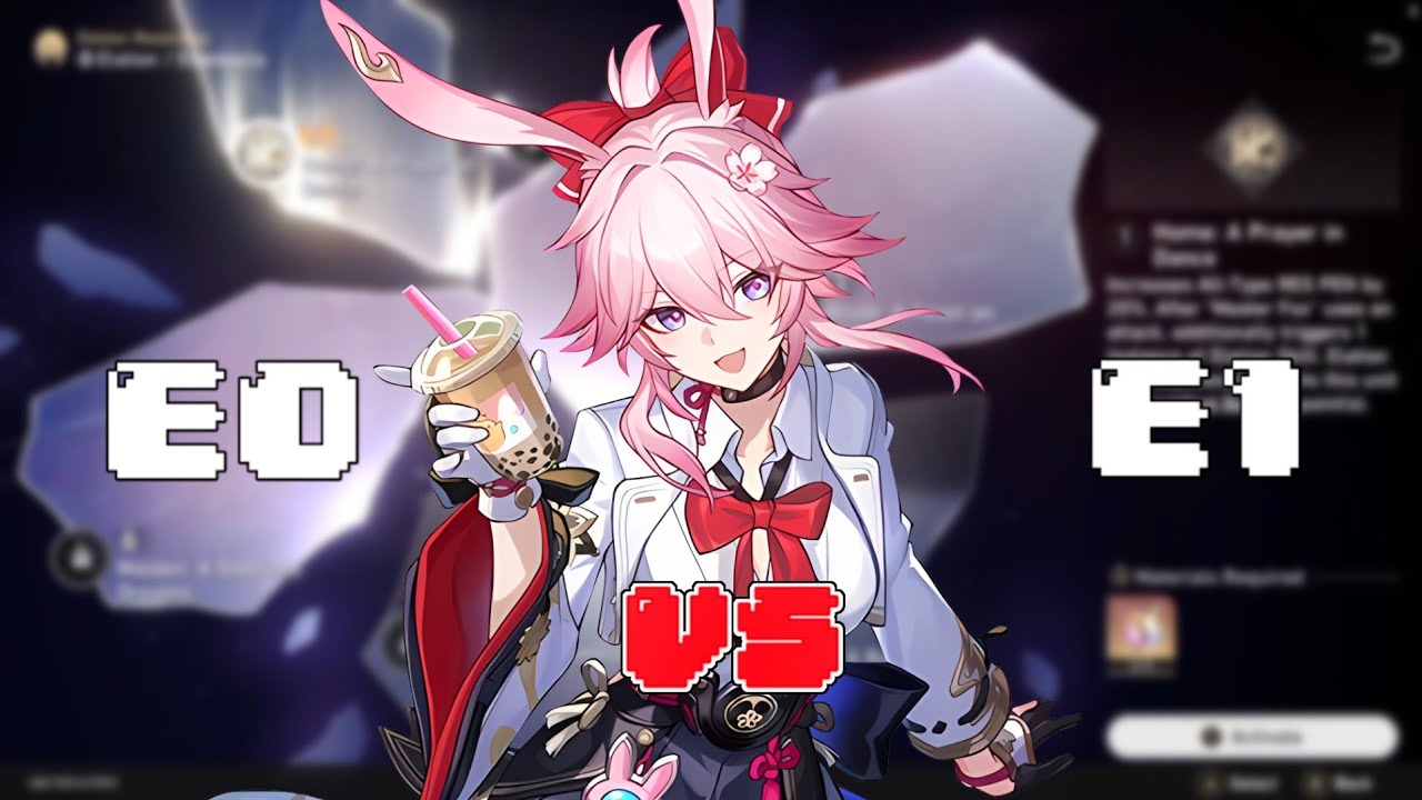 🌸 Evanescia E0 vs E1 Comparison | Honkai Star Rail