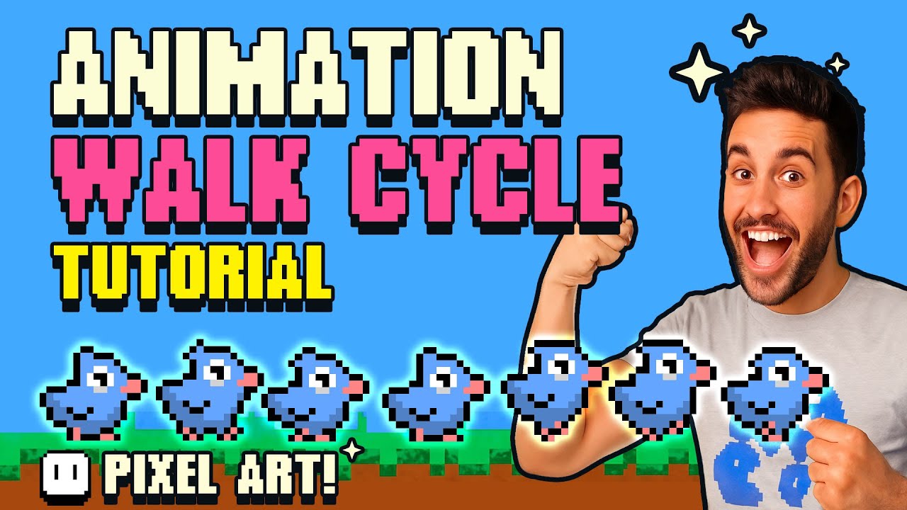 Pixel Art - Animation Walk Cycle Tutorial!