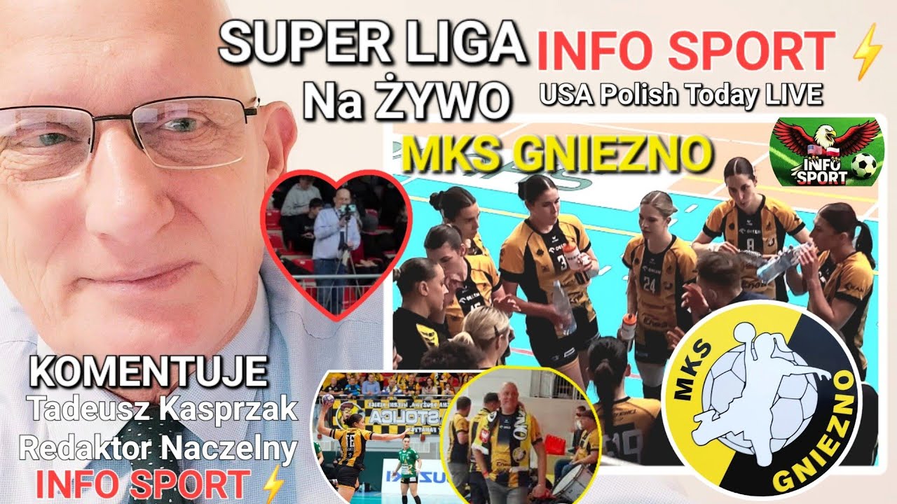 MKS GNIEZNO⚡️PIĘKNY MECZ SUPER LIGI PIŁKI RĘCZNEJ KOBIET⚡️KOMENTUJE TADEUSZ KASPRZAK