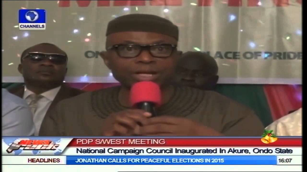 South-West PDP National Campaign Council Inaugurated