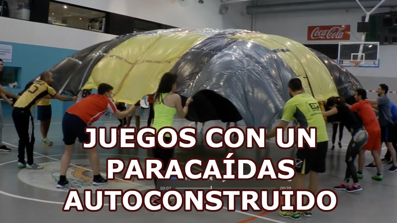 Juegos con un PARACAÍDAS autoconstruido