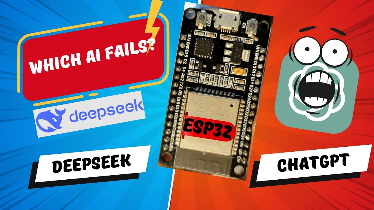 🚨DeepSeek vs ChatGPT: Which AI Fails ESP32 Coding? (Shocking Results!)