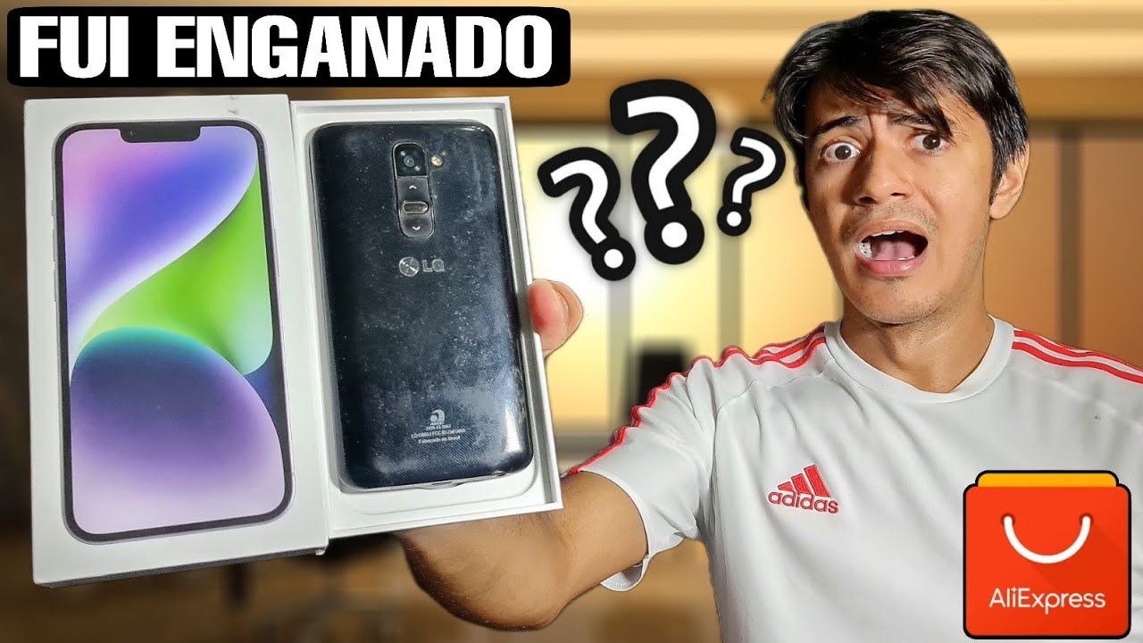 Recebi meu IPHONE 14 do ALIEXPRESS e veja o que aconteceu 😱
