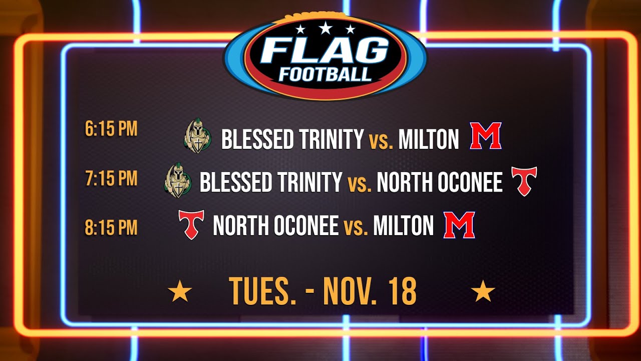 Blessed Trinity, North Oconee, Milton | 2025 GPB Sports Flag Football