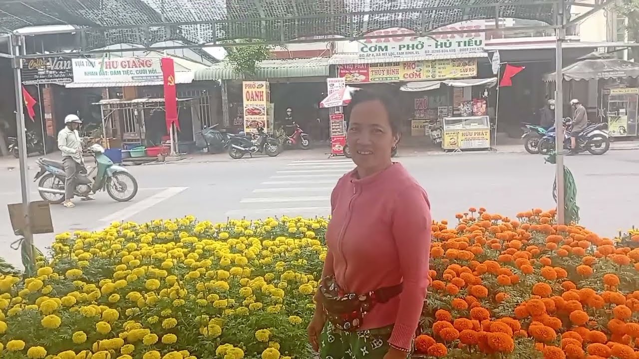 Chợ hoa cái ngang